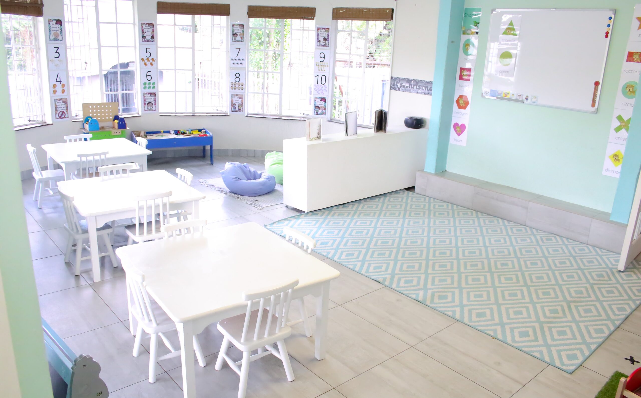 Indoor learning space at Little Lion Preschool